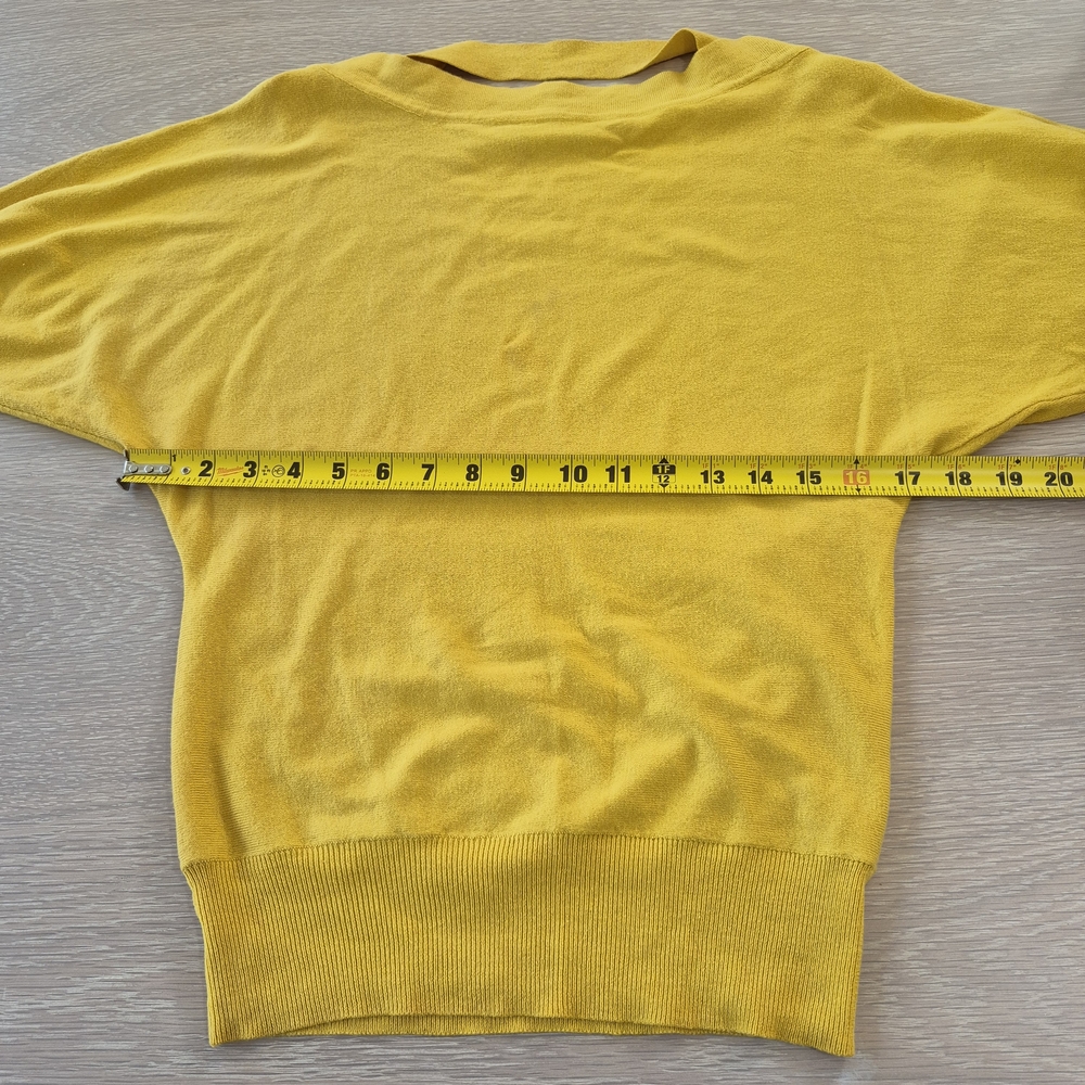 Yellow MoMA Museum of Modern Art Off-the-Shoulder Sweater - Picture 8 of 8